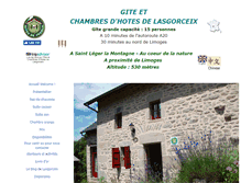 Tablet Screenshot of lasgorceix.com